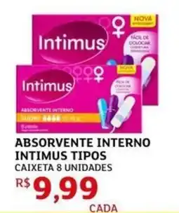 Assaí Atacadista Absorvente interno intimus tipos oferta