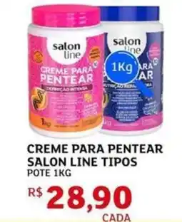 Assaí Atacadista Creme para pentear salon line tipos pote oferta