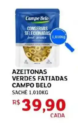 Assaí Atacadista Azeitonas verdes fatiadas campo belo oferta