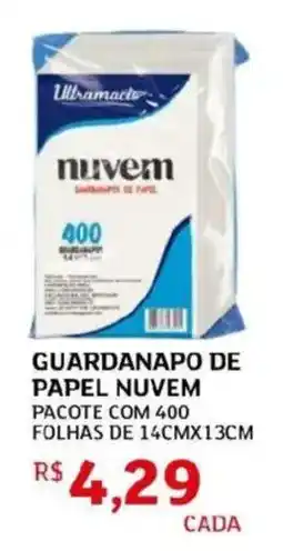 Assaí Atacadista Guardanapo de papel nuvem oferta