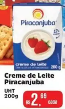 Supermercados Mateus Creme de Leite Piracanjuba UHT oferta