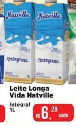 Supermercados Mateus Leite Longa Vida Natville oferta