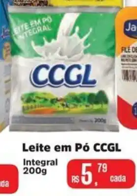Supermercados Mateus Leite em Pó CCGL Integral oferta