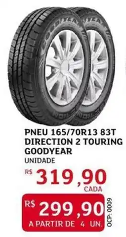 Assaí Atacadista Pneu 165/70r13 83t direction 2 touring goodyear oferta