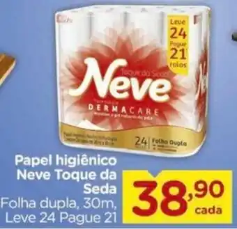 Carrefour Papel higiênico Neve Toque da Seda oferta