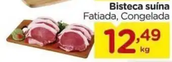 Bisteca suína fatiada, congelada