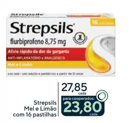 Coop Strepsils mel e limão oferta