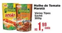 Supermercados Mateus Molho de Tomate Maratá oferta