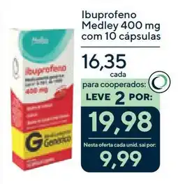 Coop Ibuprofeno medley 400 mg oferta