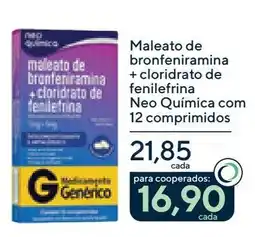 Coop maleato de bronfeniramina + cloridrato de fenilefrina oferta
