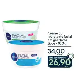 Coop Creme ou hidratante facial em gel oferta