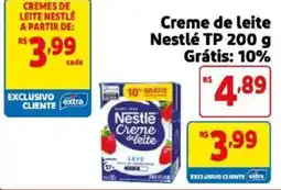 Mercado Extra Creme de leite Nestlé oferta