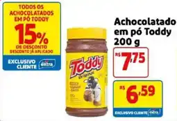 Mercado Extra Achocolatado em pó toddy oferta
