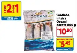Mercado Extra Sardinha inteira Oceani oferta