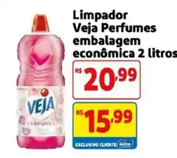Mercado Extra Limpador veja perfumes embalagem economica oferta