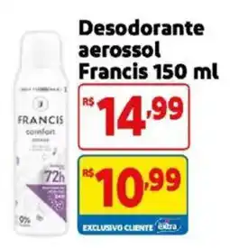 Mercado Extra Desodorante aerossol francis oferta