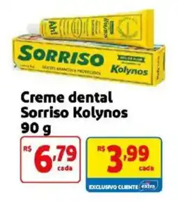 Mercado Extra Creme dental Sorriso Kolynos oferta