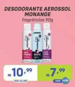 Prezunic desodorante aerossol monange fragrâncias oferta