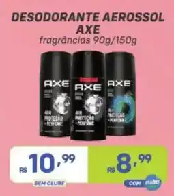 Prezunic desodorante aerossol axe fragrâncias oferta