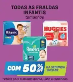 Prezunic todas as fraldas infantis tamanhos oferta