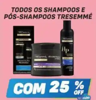 Todos os shampoos e pós-shampoos tresemmé