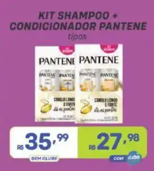 Kit shampoo + condicionador pantene tipos