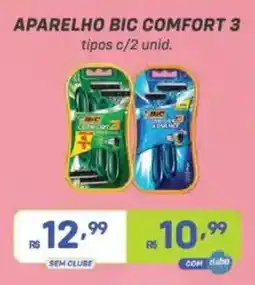 Prezunic aparelho bic comfort 3 oferta
