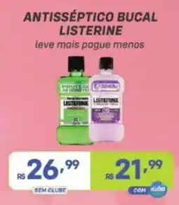 Prezunic antisséptico bucal listerine oferta