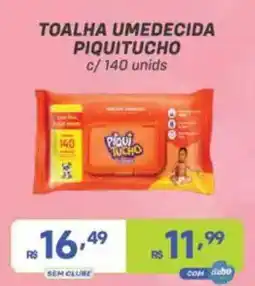Prezunic toalha umedecida c/ 140 unids oferta