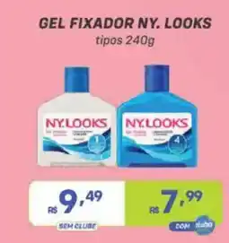 Prezunic gel fixador ny looks tipos oferta