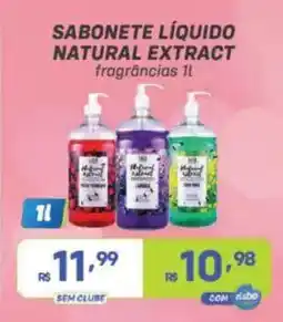 Prezunic Sabonete líquido natural extract fragrâncias oferta