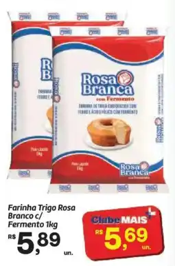 Fort Atacadista Farinha Trigo Rosa Branco c/ Fermento oferta