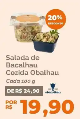 Oba Hortifruti Salada de Bacalhau Cozida Obalhau oferta