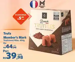 Sam's Club Trufa member's mark tradicional/nibs oferta