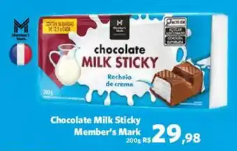 Chocolate milk sticky
