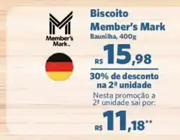 Sam's Club Biscoito member's mark baunilha oferta