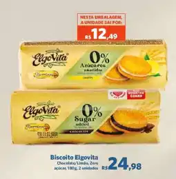 Sam's Club Biscoito elgovita chocolate/limão, zero açúcar oferta
