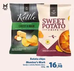 Sam's Club Batata chips Member's Mark Batata-doce/Queijo e cebola oferta