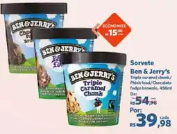 Sam's Club Sorvete ben & jerry's triple caramel chunk oferta