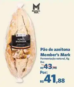 Sam's Club Pão de azeitona oferta