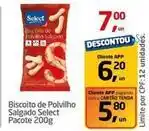 Tenda Atacado Select - biscoito de polvilho salgado oferta