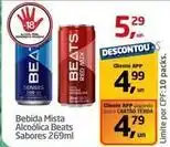 Tenda Atacado Beats - bebida mista alcoólica oferta