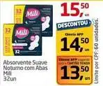 Tenda Atacado Mili - absorvente suave noturno com abas oferta