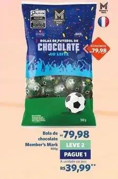Sam's Club Chocolate - bola de chocolate oferta