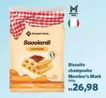 Sam's Club Member's mark - biscoito champanhe oferta