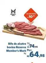 Sam's Club Bovina - bife de alcatra bovina reserva oferta