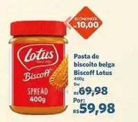 Sam's Club Lotus - pasta de biscoito belga biscoff oferta