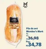 Sam's Club Member's mark - pão da ató oferta