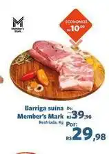 Sam's Club Member's mark - barriga suína de: oferta
