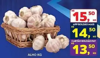 Roldão Mais - alho oferta